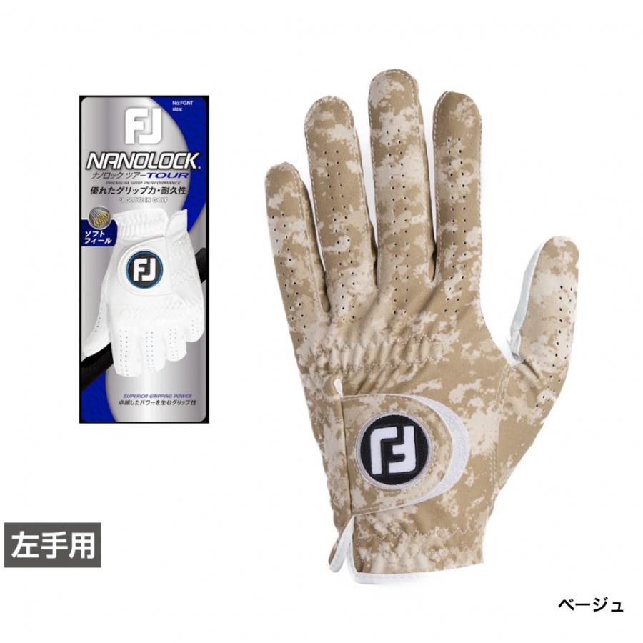 FootJoy（フットジョイ） ゴルフグローブ 24ナノロック ツアー カモ