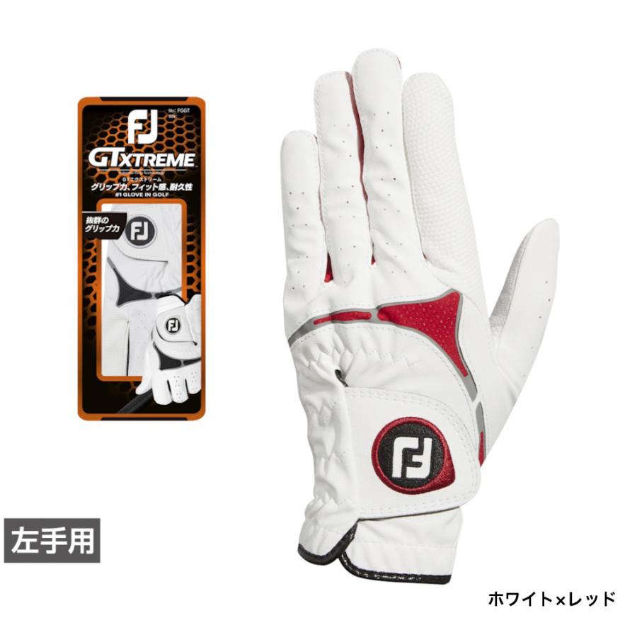 ４スタンス手袋　ゴルフグローブ XLサイズ ホワイト/レッド　試着のみ　Ｂ1 FootJoy（フットジョイ） ゴルフウェア ゴルフグローブ GT