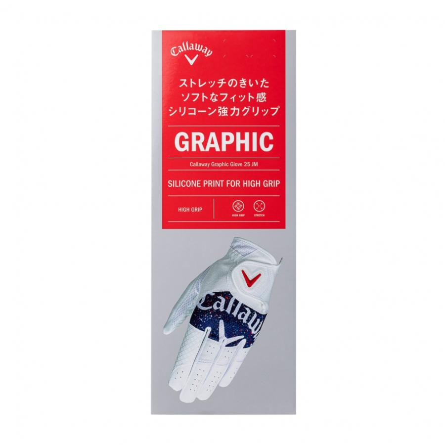 Callaway（キャロウェイ） ゴルフグローブ Graphic Glove 25 JM