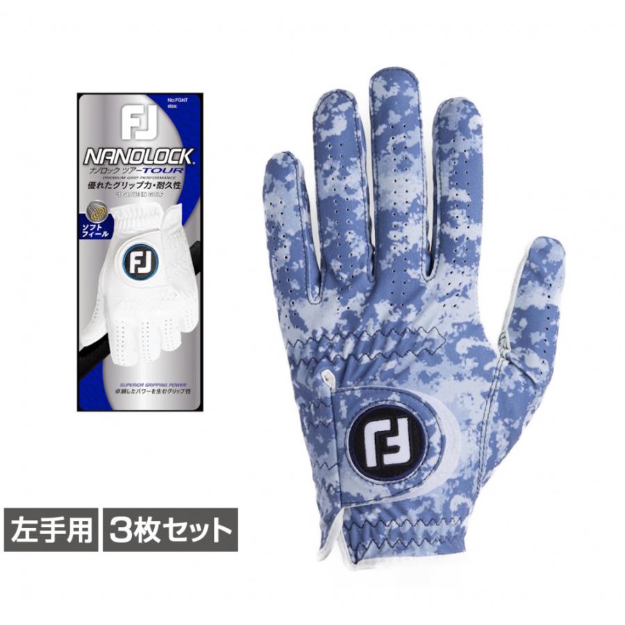 FootJoy（フットジョイ） ゴルフグローブ 3枚セット 24ナノロック