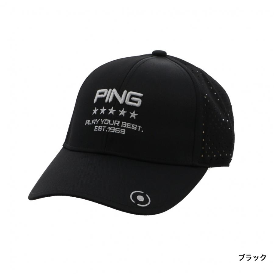 PING（ピン） ゴルフウェア キャップ 秋 冬 HW-F2413 PYB スターキャップ 37868-04 メンズ : アルペングループ ...
