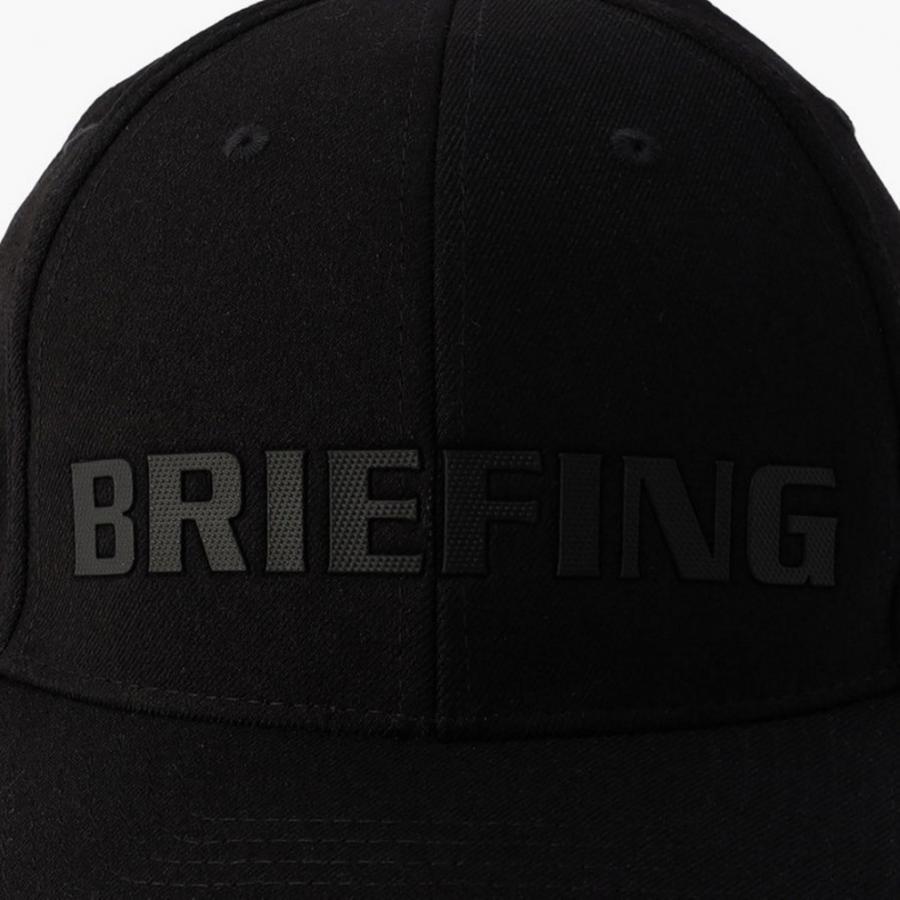 ブリーフィング ゴルフウェア キャップ 秋 冬 BRG223MA3 MS BLACK VERTICAL LOGO CAP BRG223MA3 背面タテにブランドロゴ配置 メンズ BRIEFING|alpen-group|06