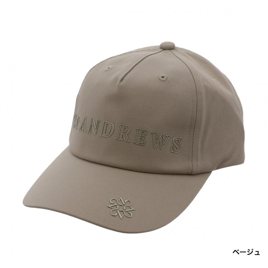 St ANDREWS セントアンドリュース ゴルフウェア キャップ 春 夏 ツイル