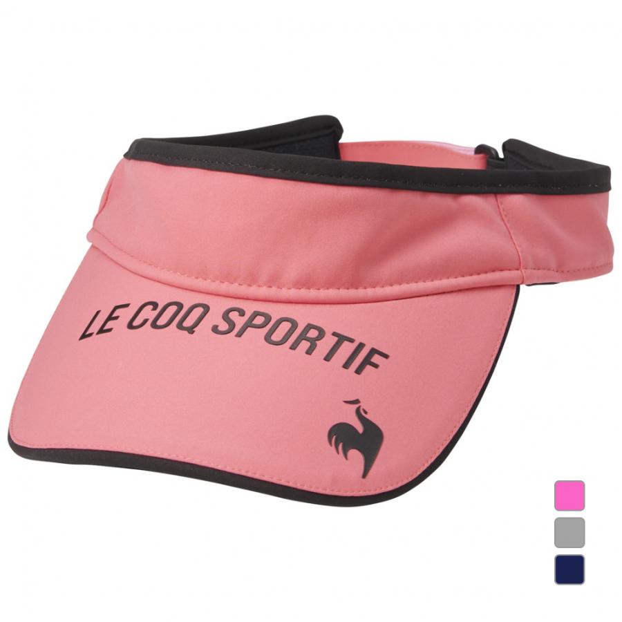 [美品]ルコック　ゴルフウェア　３点セット　サンバイザー　ポロシャツ 美品]ルコック ゴルフウェア 3点セット サンバイザー ポロシャツ le