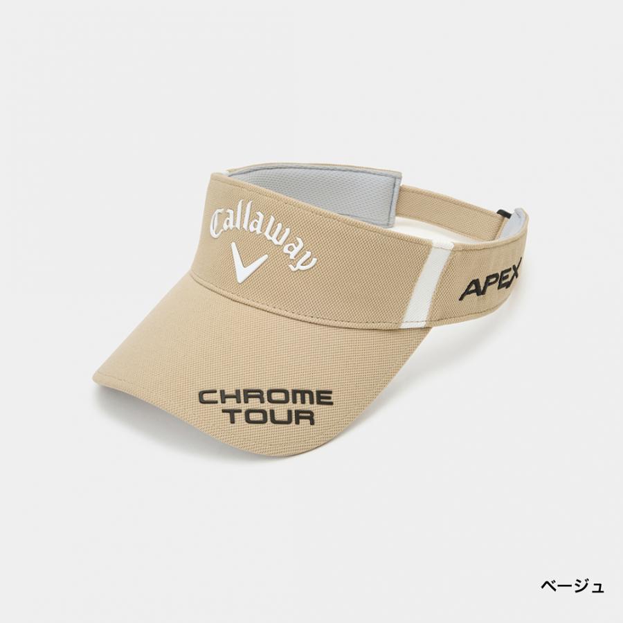 キャロウェイ ゴルフウェア サンバイザー 春 夏 TOUR CS VISOR 24 JM C24990112 メンズ Callaway｜alpen-group｜02