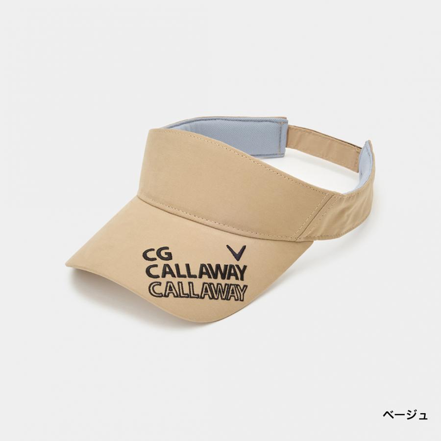 Porsche ベージュ ゴルフバイザー Callaway（キャロウェイ） ゴルフウェア サンバイザー 春 夏 バイザー