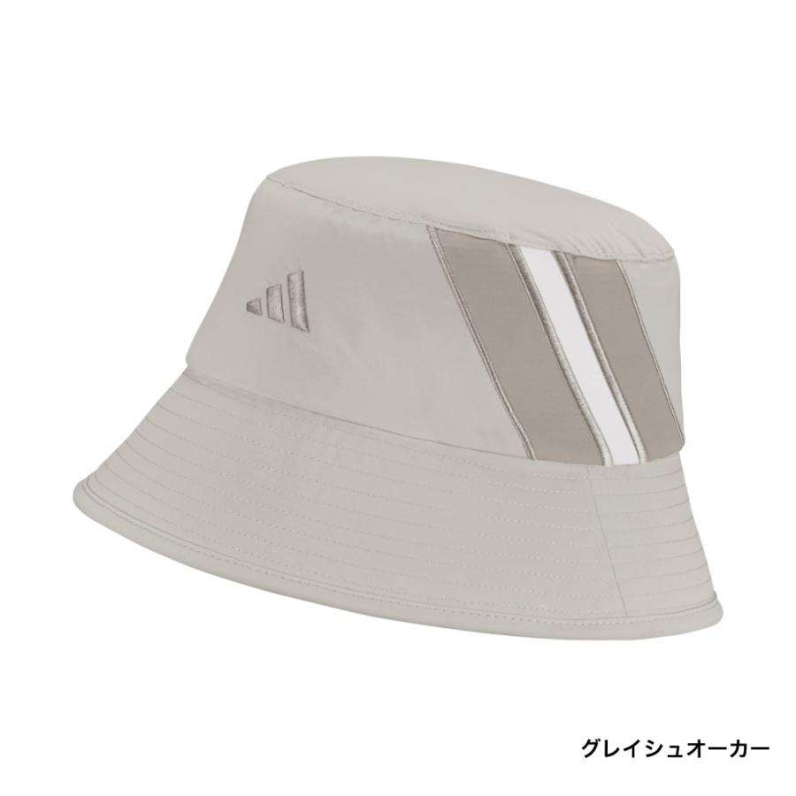 極美品 CLUBHAUS GOLF バケットハット ゴルフウェア ホワイト adidas（アディダス） ゴルフウェア ハット 春 夏 ビヨンド ザ コース