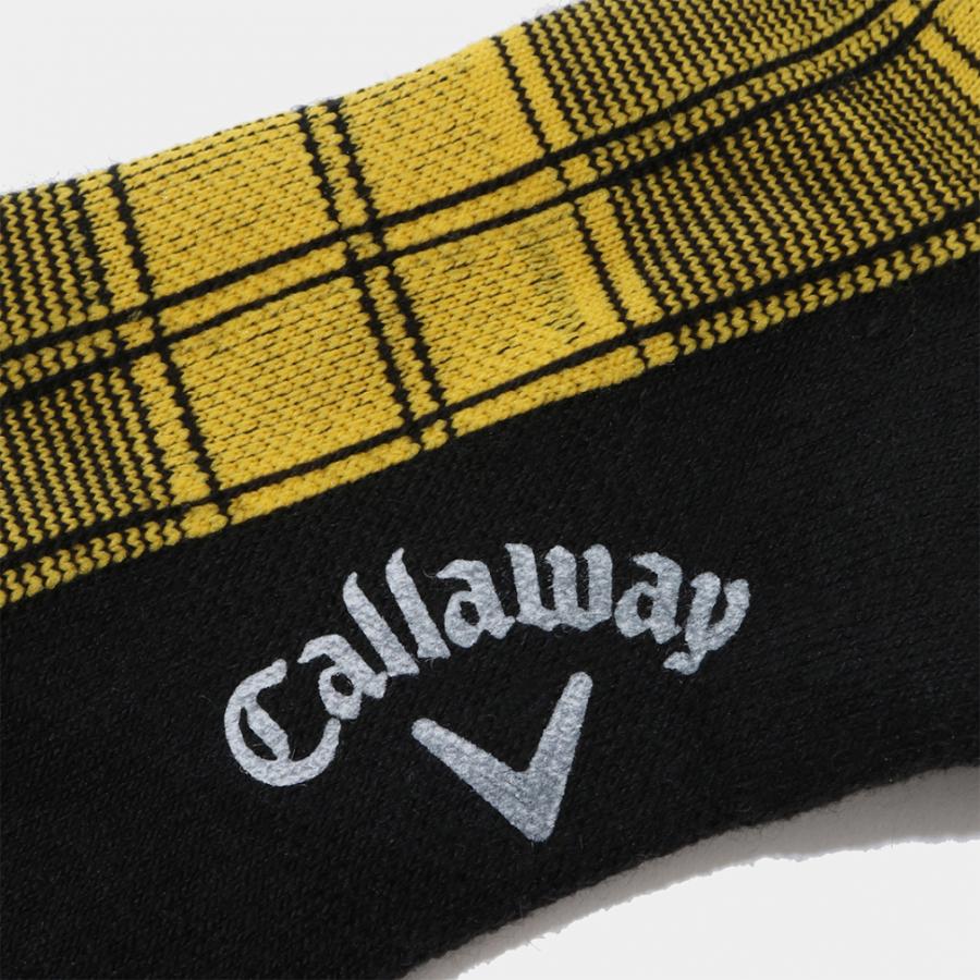 Callaway（キャロウェイ） ゴルフウェア ソックス 秋 冬 チェック柄