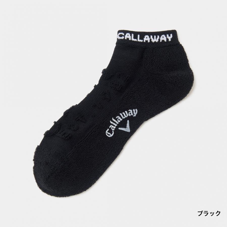 未使用キャロウェイCallaway　ゴルフウェア　サンバイザー　ソックス　セット Callaway（キャロウェイ） ゴルフウェア ソックス 春 夏 表パイル
