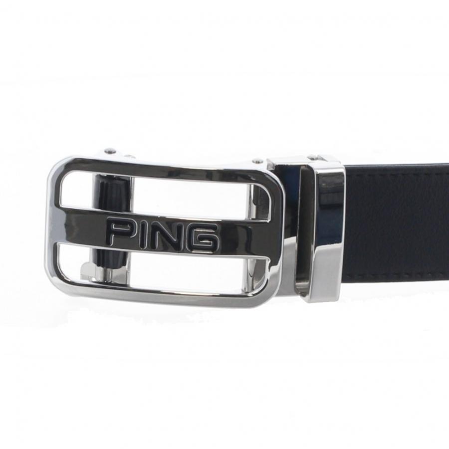 PING（ピン） ゴルフウェア ベルト 春 夏 ロゴスライドバックル