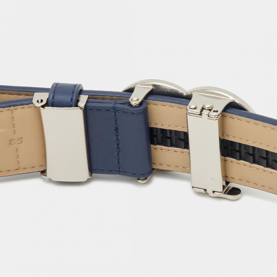 【 美品 】キャロウェイ レッド レーベル メンズ セレーションベルト ネイビー CALLAWAY RED LABEL(キャロウェイ レッドレーベル) ベルト