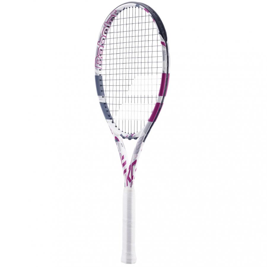 バボラ 国内正規品 EVO AERO LITE PINK エボアエロ ライト ピンク 101508 硬式テニス 張り上がりラケット ホワイト×ローズ BabolaT｜alpen-group｜03