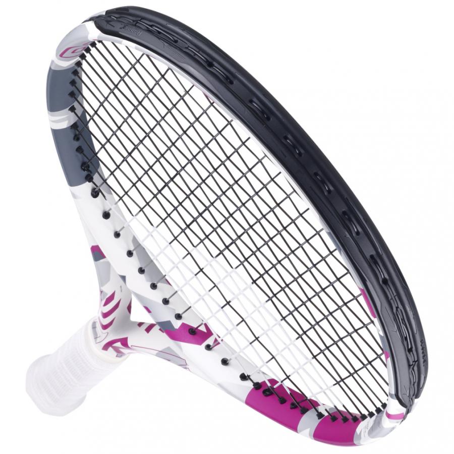 バボラ 国内正規品 EVO AERO LITE PINK エボアエロ ライト ピンク 101508 硬式テニス 張り上がりラケット ホワイト×ローズ  BabolaT