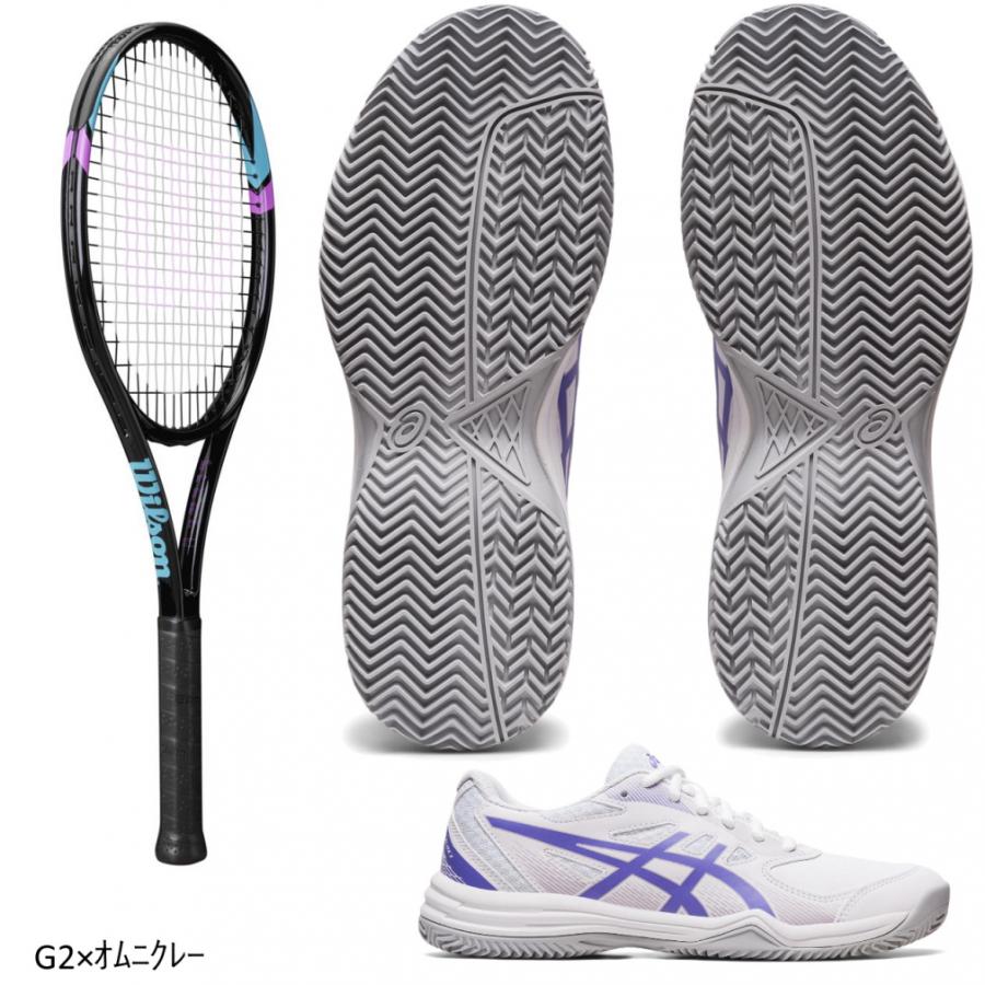 Wilson（ウイルソン） 硬式テニスラケット+アシックス テニスシューズ