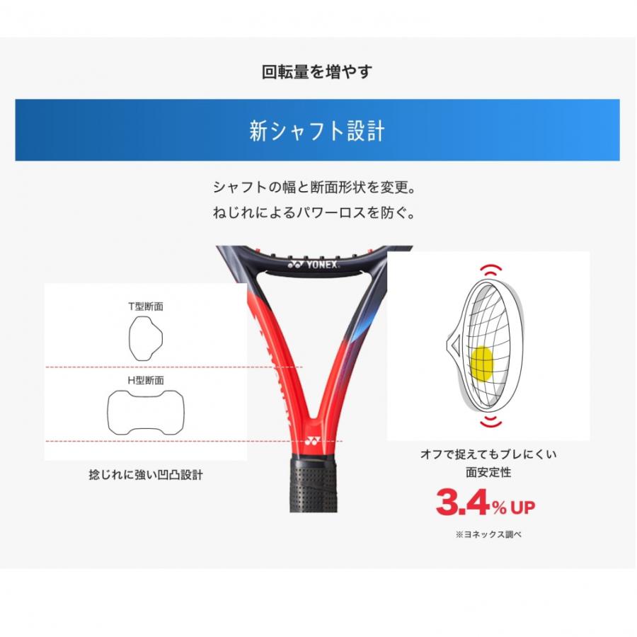 YONEX（ヨネックス） 国内正規品 Vコア98 07VC98 硬式テニス 未張り