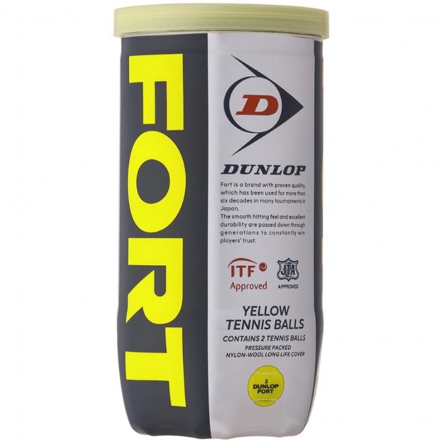 DUNLOP ダンロップ FORT フォート 2球×30缶 60球 DFEYL2CS60 DUNLOP ダンロップ FORT フォート 2球×30缶 60球 DFEYL2CS60