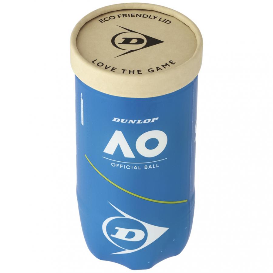 DUNLOP AO OFFICIAL BALL 1箱(2個入缶×30缶) 新品 DUNLOP テニスボール AO/オーストラリアンオープン 2個入缶 30缶