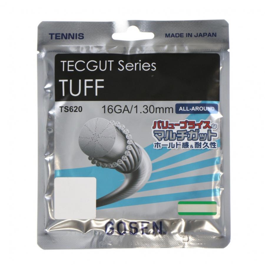 GOSEN（ゴーセン） テックガットタフ16 ホワイト TS620W 硬式テニス