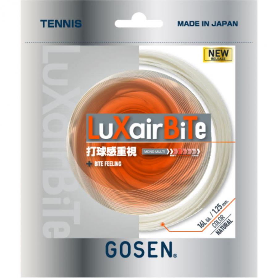 ゴーセン LuXairBiTe ラクシアバイト TSLXB1 硬式テニス ストリング GOSEN