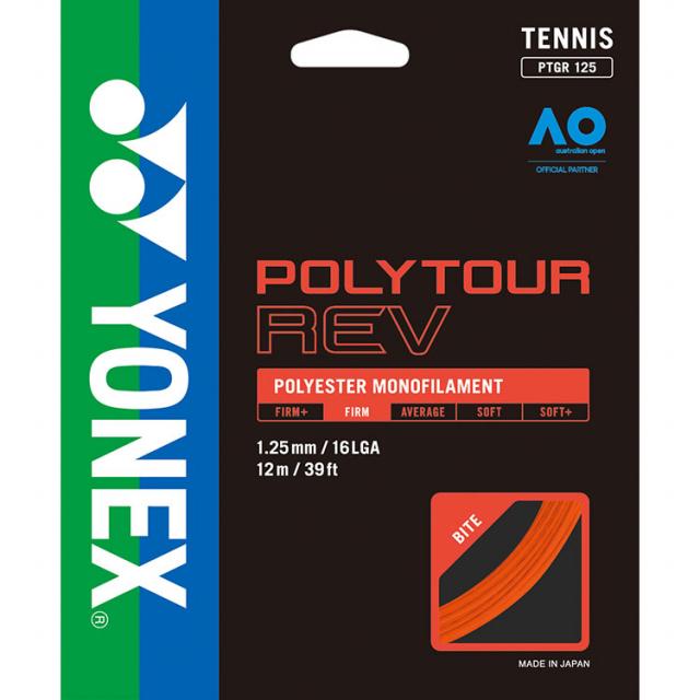 YONEX（ヨネックス） ポリツア―REV 125 PTGR125 硬式テニス ストリング