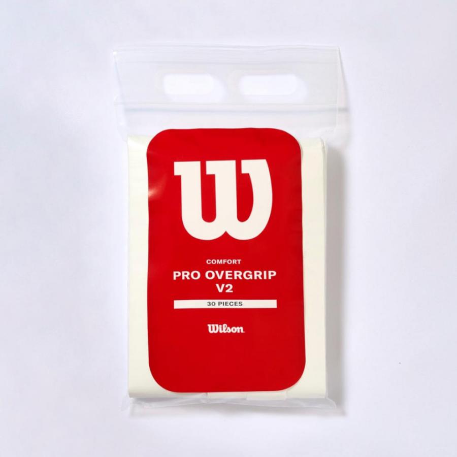 Wilson ウイルソン PRO OVERGRIP V2 WHITE 30PK プロ オーバー Wilson ウイルソン PRO OVERGRIP V2 WHITE 30PK プロ オーバー