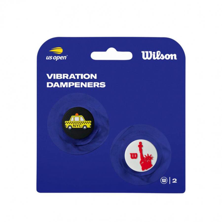 Wilson（ウイルソン） US OPEN DAMPENERS 2PK YE/RD 全米オープン 振動
