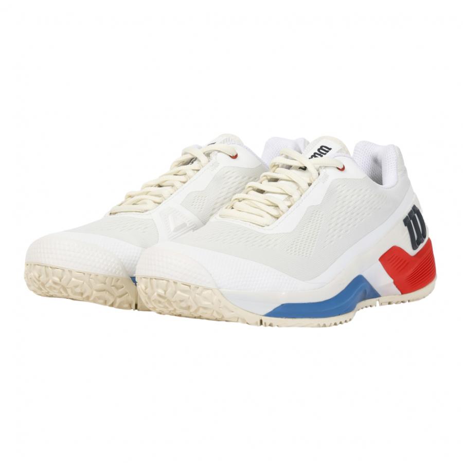 Wilson（ウイルソン） RUSH PRO 4.0 OMNI Snow White/Red/Deja Vu Blue