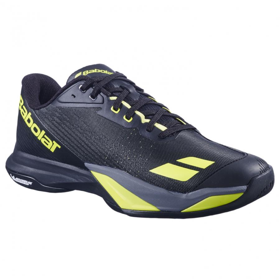 バボラ テニスシューズ オールコート メンズ 25cm ブラック／ゴールド Babolat（バボラ） JET MACH 4 AC M ジェットマッハ4 オールコート M