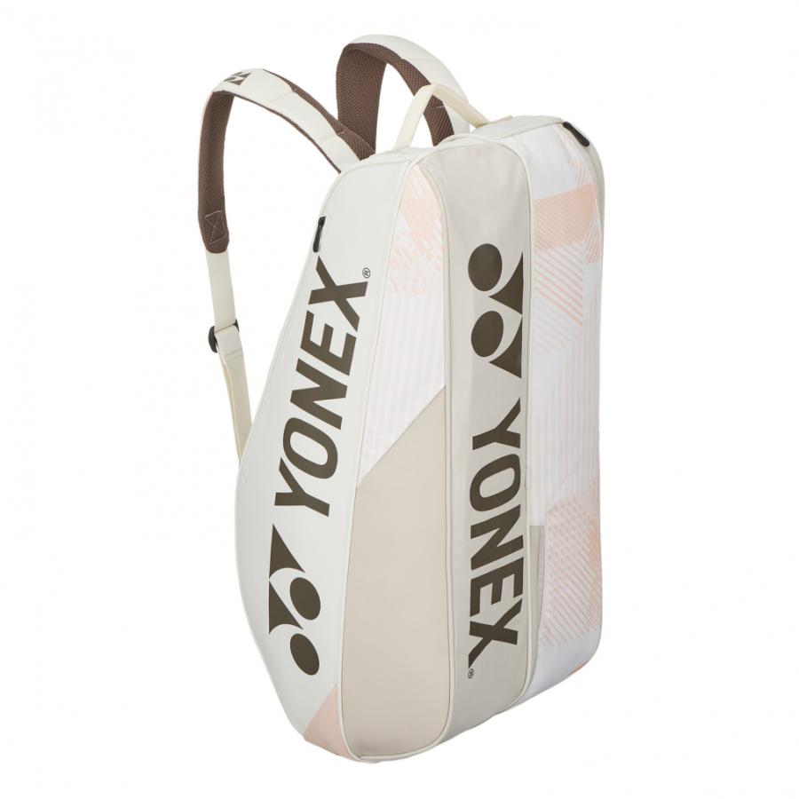 YONEX ラケットバッグ BAG2402R 大容量 白 ピンク YONEX（ヨネックス） ラケットバッグ6 ラケット6本収納可 BAG2402R
