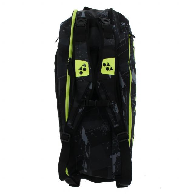 ヨネックス ラケットバッグ6 BAG2002R テニス バドミントン ラケットバッグ 6本用 : ブラック×イエロー YONEX|alpen-group|04