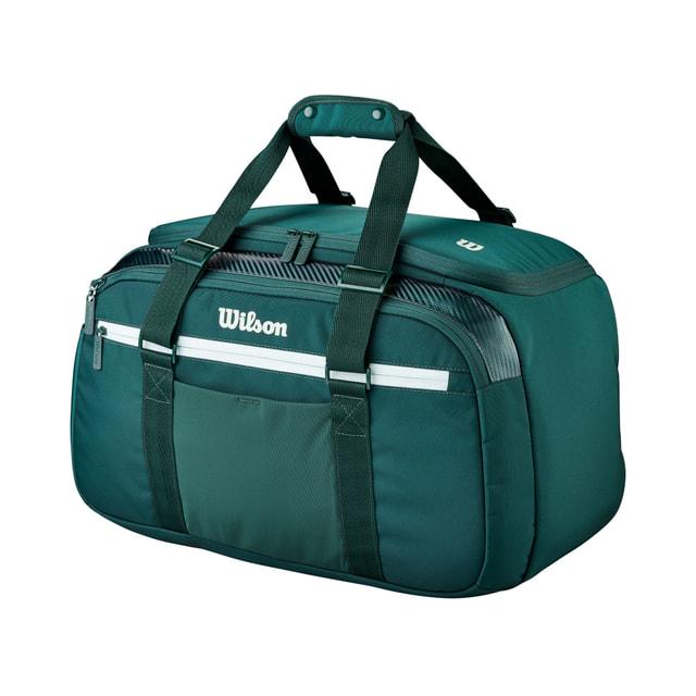sporty & rich  ダッフルバッグ ホワイト/グリーン Wilson（ウイルソン） BLADE V10 SMALL DUFFEL Green ブレード V10