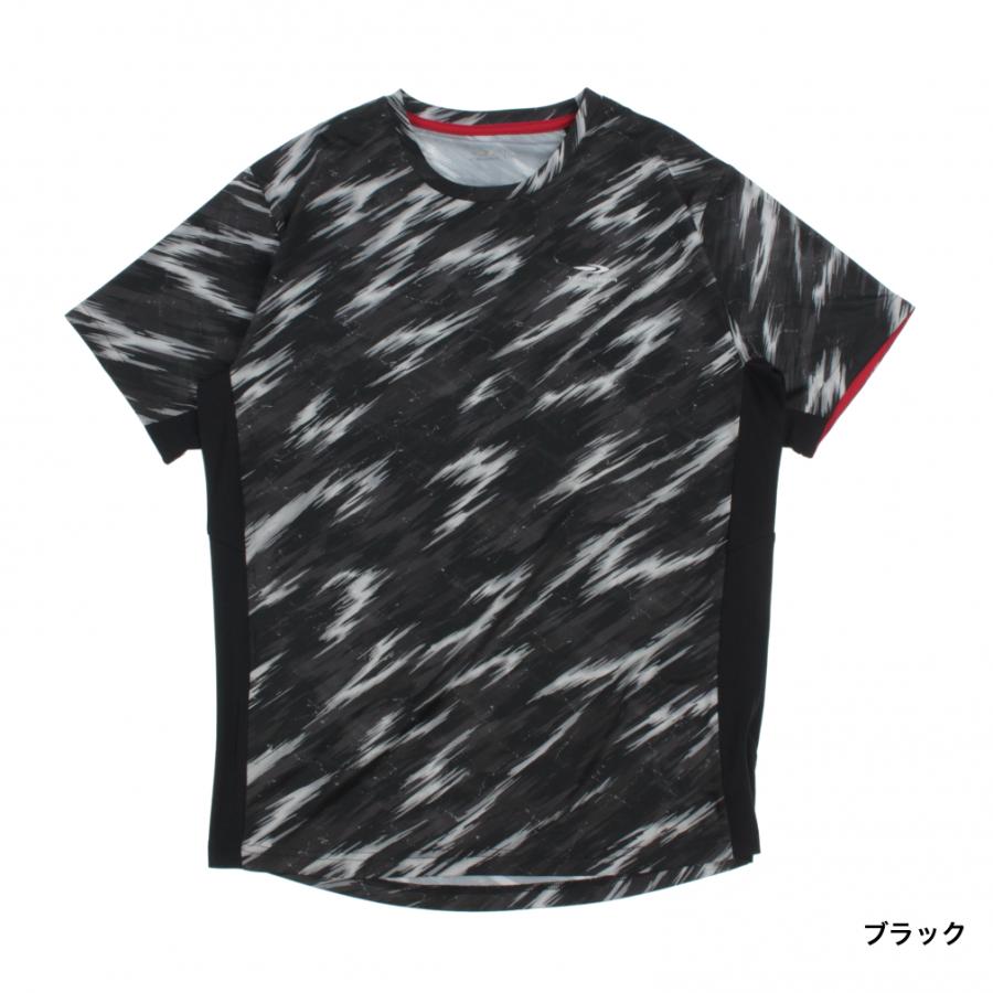 TIGORA（ティゴラ） メンズ テニス 半袖Tシャツ 吸水速乾/UPF50+ ジオ