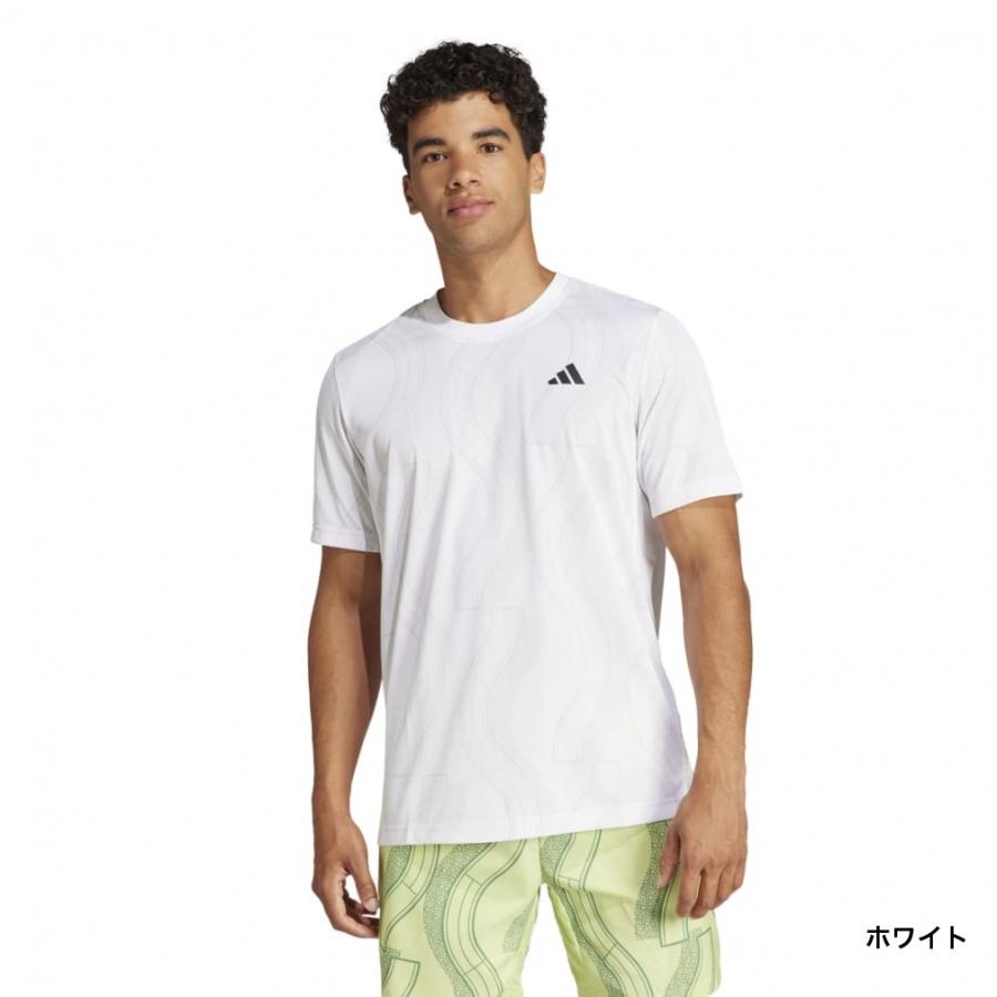 アディダス メンズ テニス クラブ テニス グラフィック 半袖Tシャツ IKL90 adidas｜alpen-group｜04