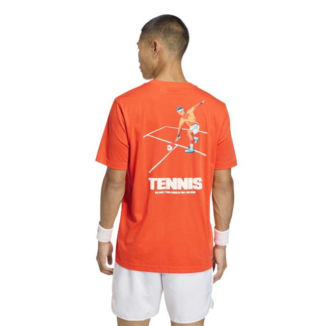 adidas（アディダス） メンズ テニス 半袖Tシャツ テニス ホットエッグ