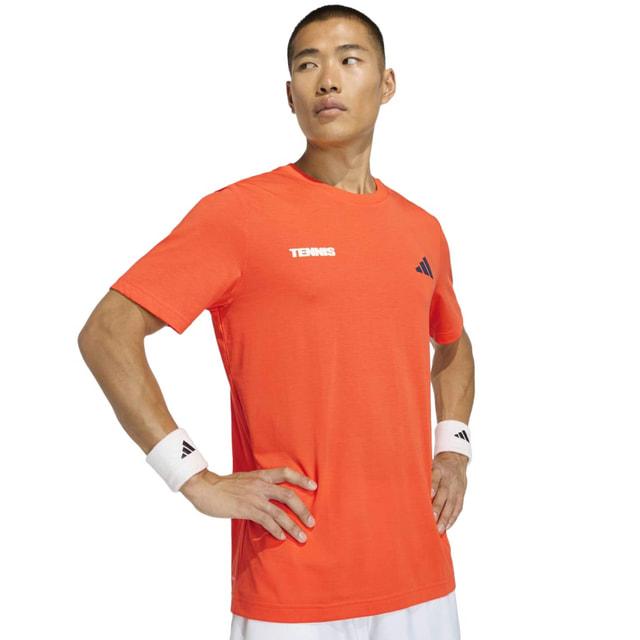 adidas（アディダス） メンズ テニス 半袖Tシャツ テニス ホットエッグ