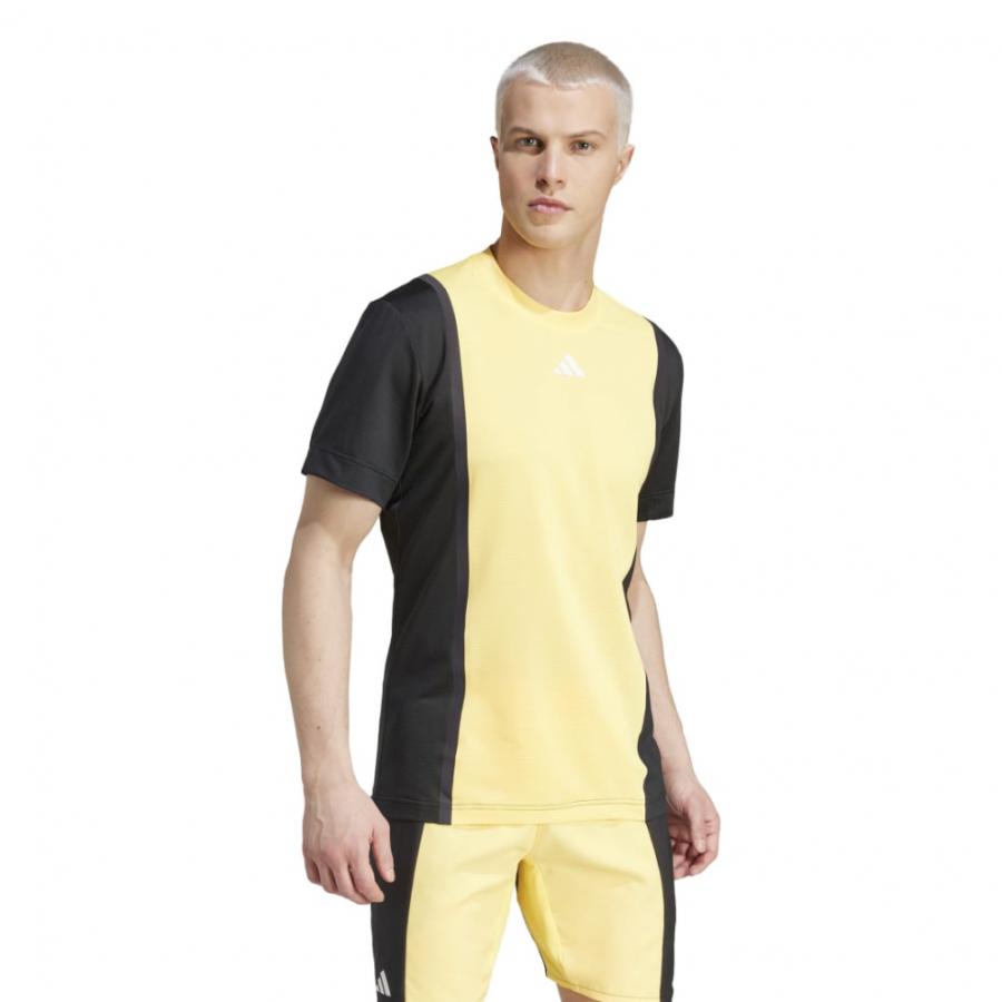 adidas（アディダス） メンズ テニス HEAT. RDY プロ フリーリフト 3D リブ半袖Tシャツ IKL88 IS8972 ...