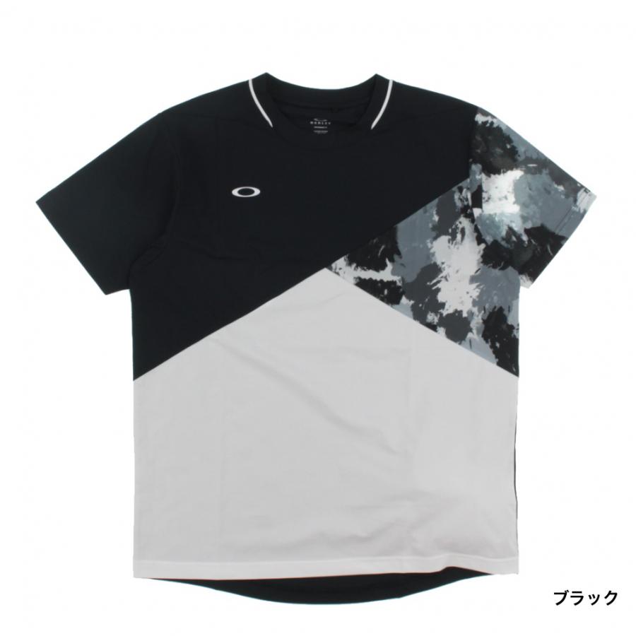 OAKLEY（オークリー） メンズ テニス 半袖Tシャツ SLANT BLOCKING SS