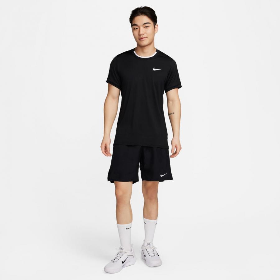 ナイキコート アドバンテージ Dri-FIT テニストップ　テニス　ウェア　黒L NIKE ナイキ メンズ テニス 半袖Tシャツ ナイキコート