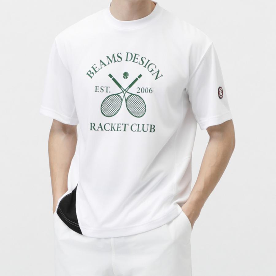 ティゴラバイビームスデザイン メンズ テニス 上下セット 半袖Tシャツ