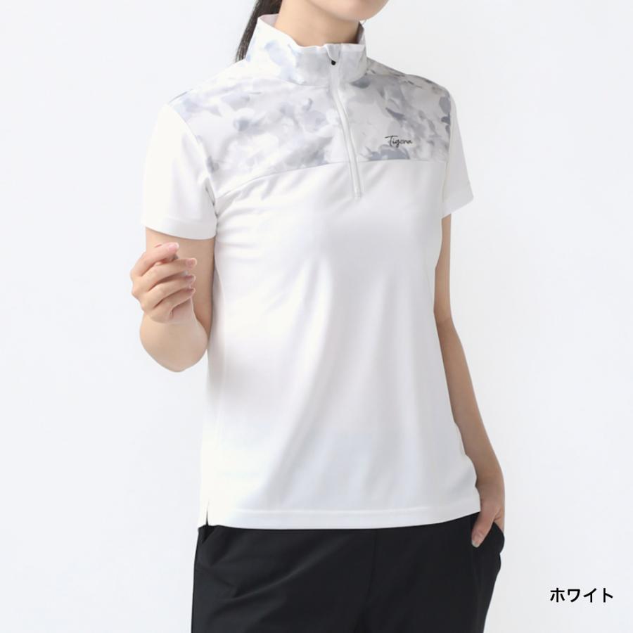PRADA ハーフジップ ポロシャツ ストレッチ ホワイト グレータグ Prada ハーフジップ ポロシャツ | ブルー | FARFETCH JP