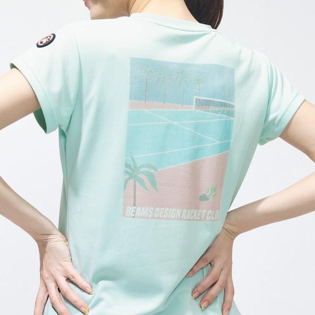 ティゴラバイビームスデザイン レディス テニス 半袖Tシャツ テニス