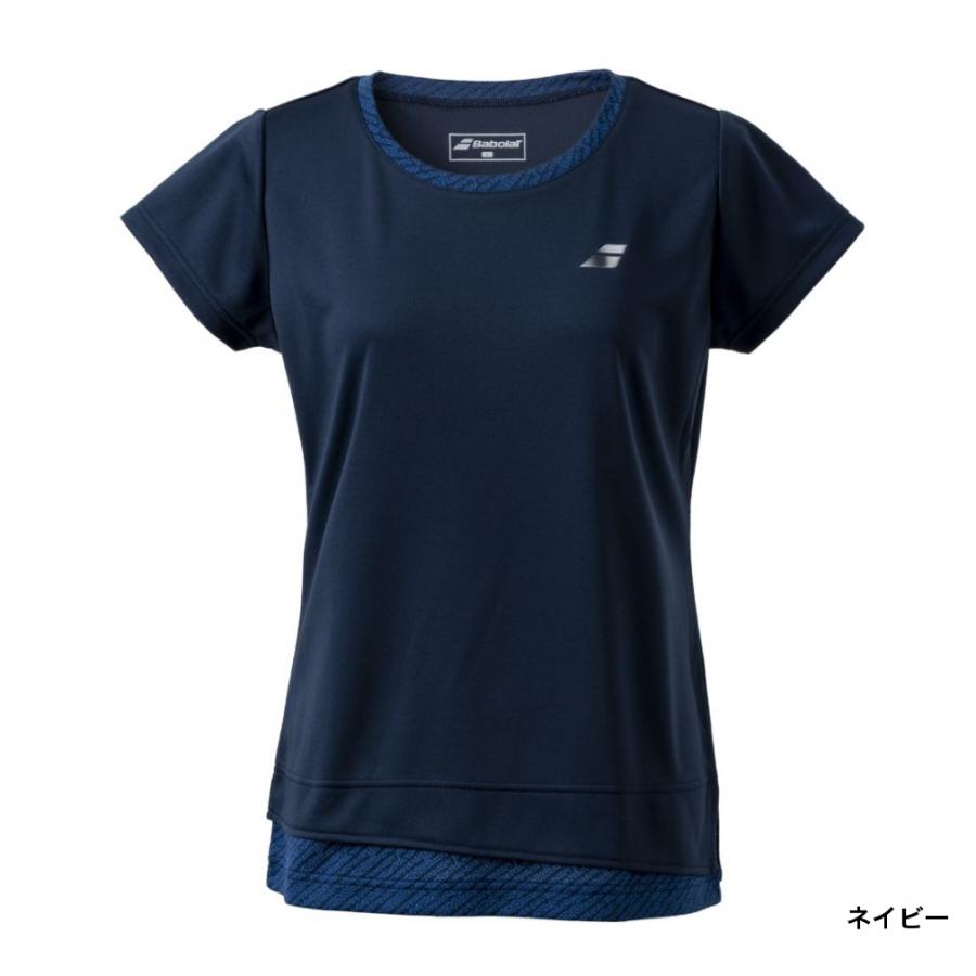バボラ レディス テニス 半袖Tシャツ VS SHORT SLEEVE SHIRT BWP3521 ショートスリーブシャツ BabolaT｜alpen-group｜03