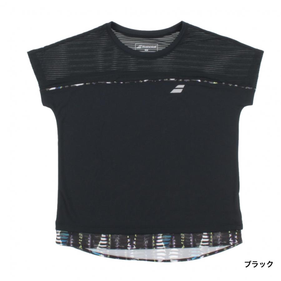 バボラ レディス テニス 半袖Tシャツ PURE SHORT SLEEVE SHIRT PURE ショートスリーブシャツ BWP4523 BabolaT｜alpen-group｜04