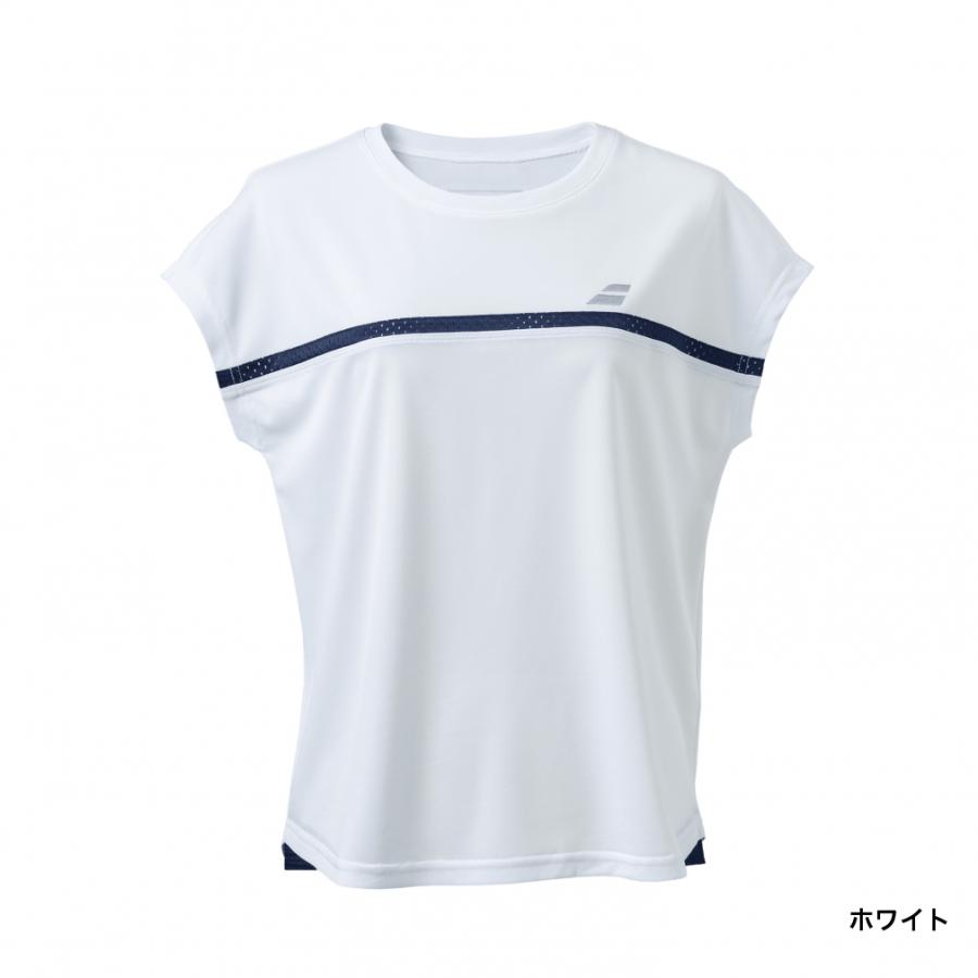 Babolat バボラ レディス テニス 半袖Tシャツ PURE SHORT SLEEVE SHIRT
