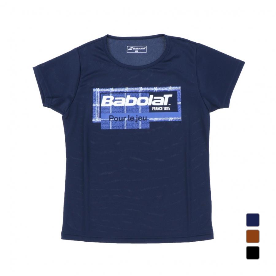 Babolat（バボラ） レディス テニス 半袖Tシャツ PURE SHORT SLEEVE
