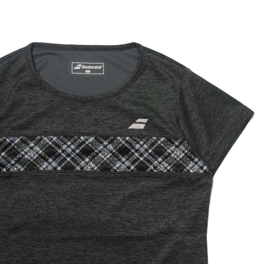 Babolat（バボラ） レディス テニス 半袖Tシャツ PURE SHORT SLEEVE
