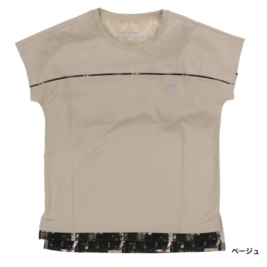 Babolat（バボラ） レディス テニス 半袖Tシャツ PURE SHORT SLEEVE