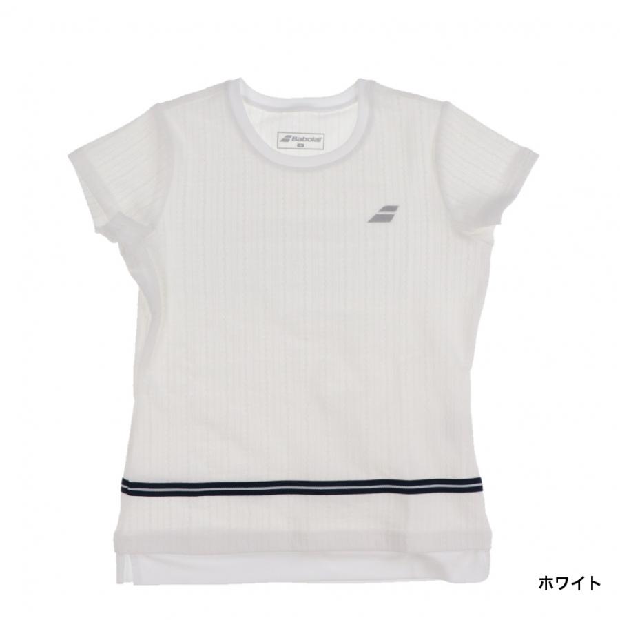Babolat（バボラ） レディス テニス 半袖Tシャツ PURE SHORT SLEEVE