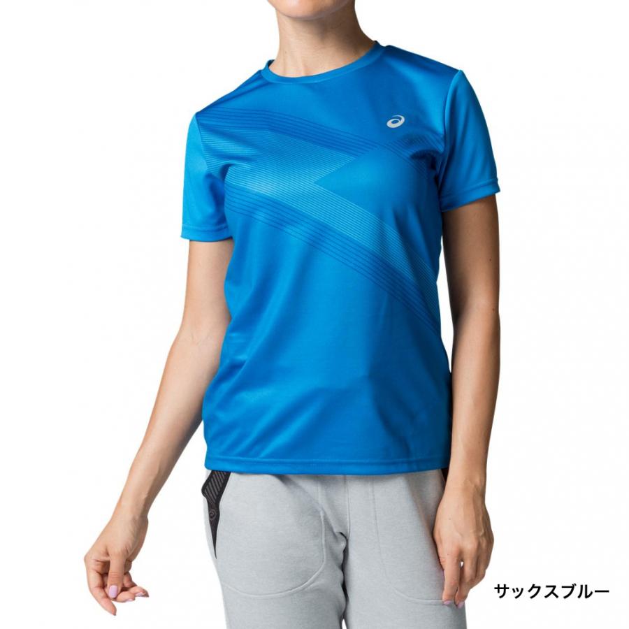 アシックス レディス テニス 半袖Tシャツ クラブ ウィメンズ ショートスリーブトップ CLUB WS SSトップ 2042A113 asics｜alpen-group｜02