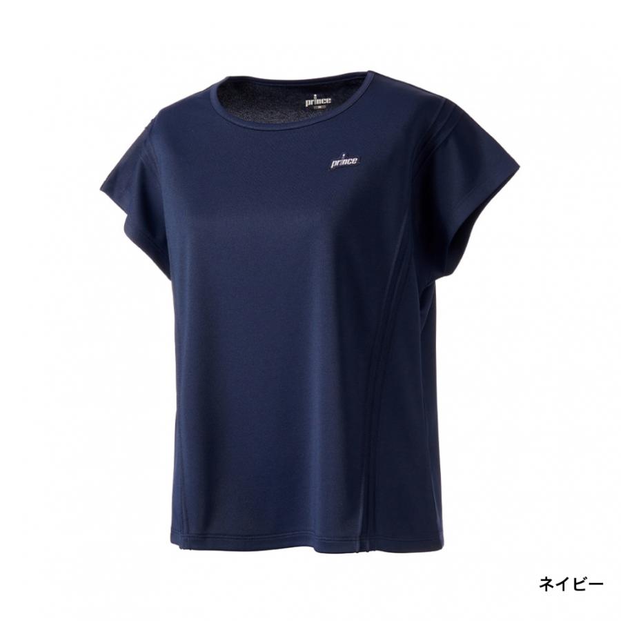 新品 prince テニスウェア上下 L　吸汗速乾・ＵＰＦ５０+・制電 Prince（プリンス） レディス テニス 半袖Tシャツ ゲームシャツ 吸汗速